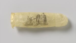 A Dutch museum exhibits a 200 -year -old condom