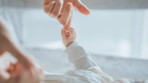 He was born with an ear ... on the cheek. A baby affected by a rare syndrome