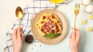 If you finish your plate before this time your health is in danger!