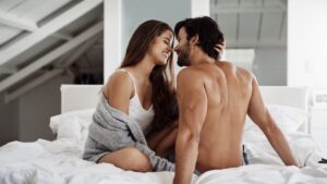 Before making love, more than one in two hides you that