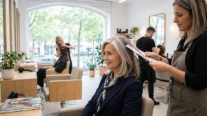 After 50, stop coloring: this salon technique turns your hair gray without aging you