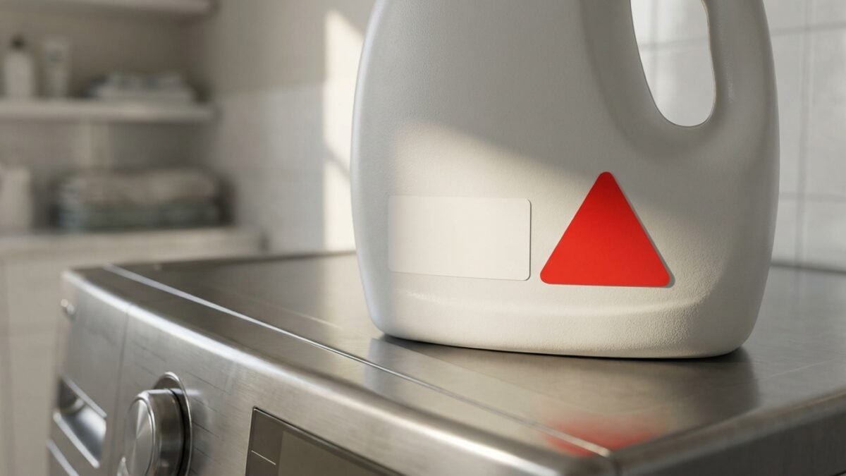 Consumer alert: this Carrefour Expert 4 in 1 detergent can burn the skin: check your container