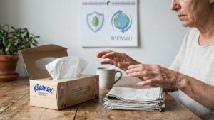 Paper or fabric handkerchief: which is better for your health and the planet?