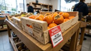 Recall of Kaki Persimon: this batch sold everywhere in France contains an excess of pesticides