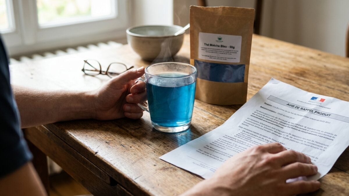 Reminder: this trendy Blue Matcha tea contains a banned substance, are you concerned?