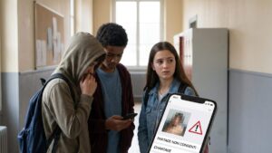 Sexting among teenagers: 47% of senders see their image circulated without their consent