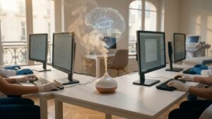 This mixture of essential oils would boost memory and vigilance, but the study has a surprise in store