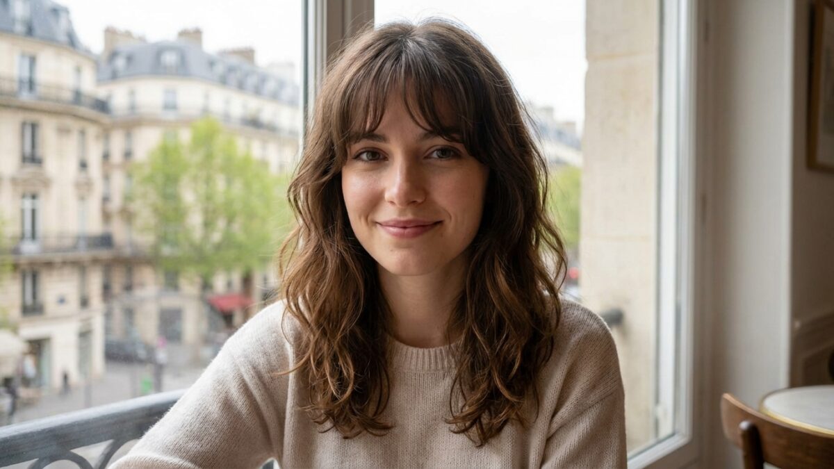 Hair: this new fringe especially enhances round faces, don’t miss it this spring