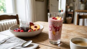 No more 10 a.m. sluggishness: this smoothie rich in protein and Omega-3 will transform your breakfast.