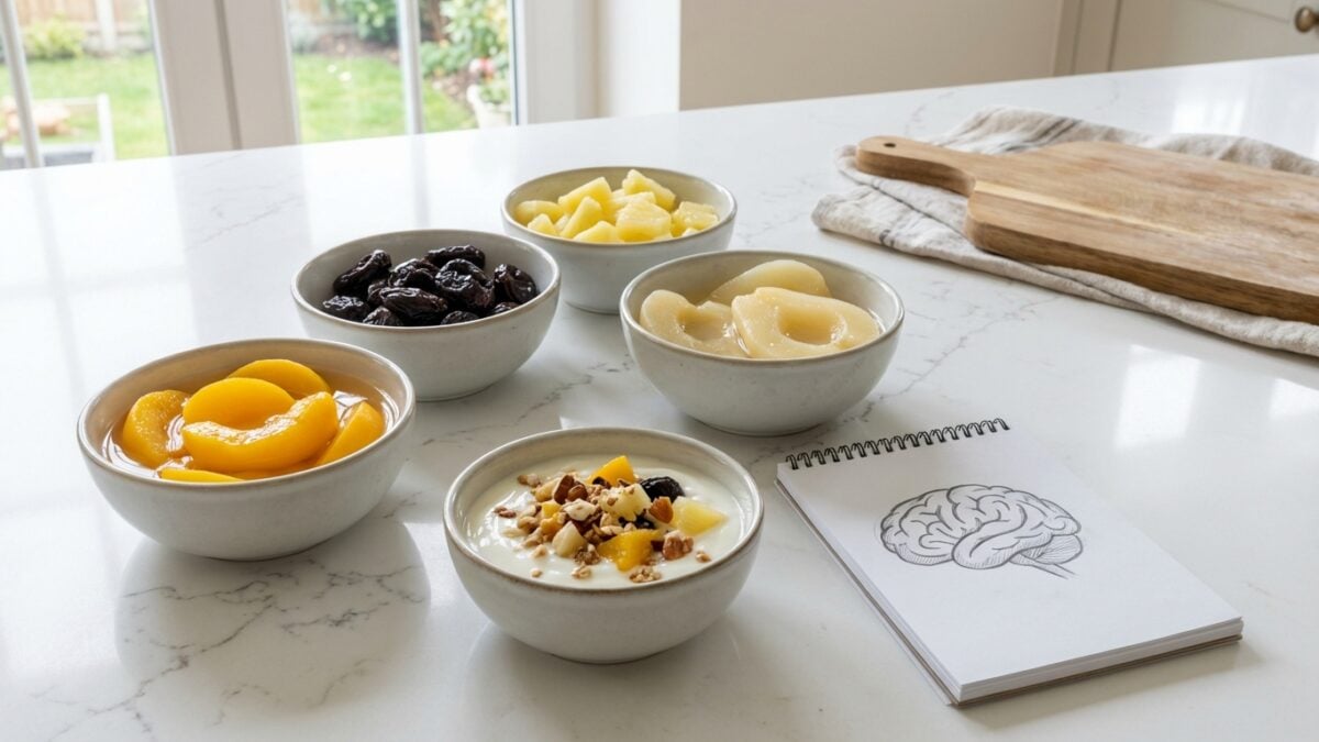 Prunes, pears or peaches: find out which canned fruits are best for your transit and your brain