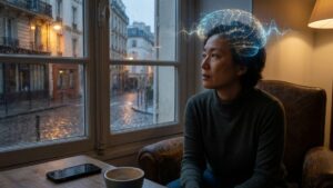 After a lot of stress, your body calms down quickly, but your brain needs an hour to recover.