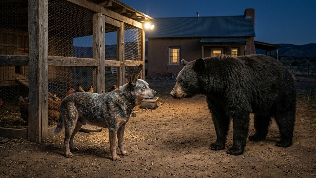Half-Blind, 12-Year-Old Dog Stands Between Bear and Her Family: What Happened Next