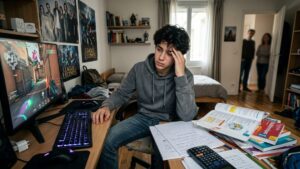 School stress: this hidden mechanism could push your teenagers towards video game addiction without you seeing it