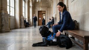 Why Lol, the first legal assistance dog, is being retired earlier than expected