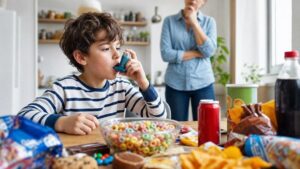 Asthma in children: the risk increases fourfold due to the consumption of ultra-processed foods