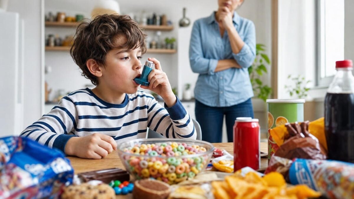 Asthma in children: the risk increases fourfold due to the consumption of ultra-processed foods