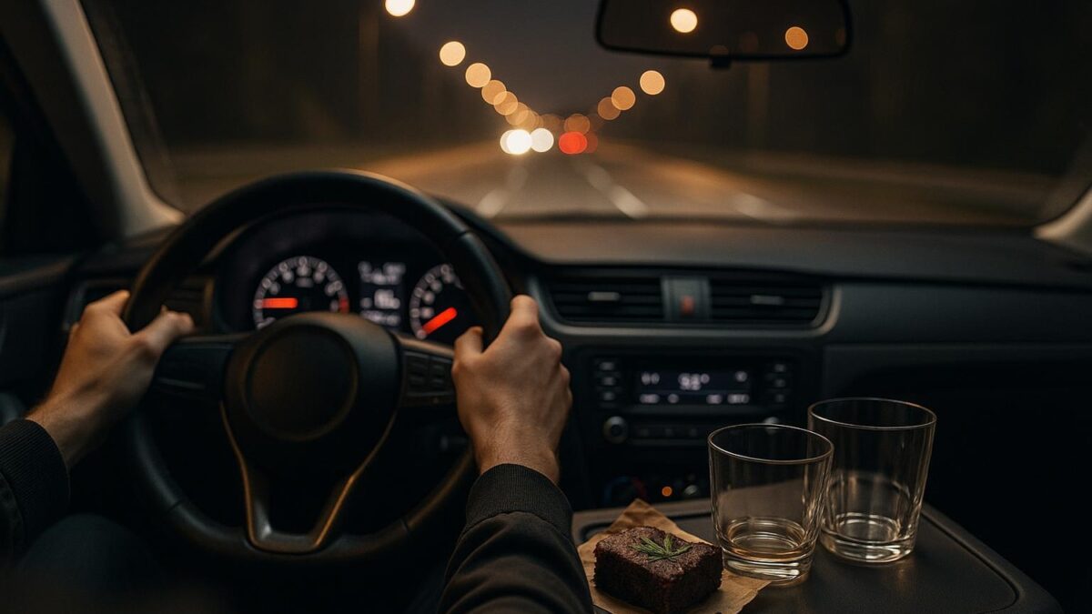 Cannabis and alcohol: this American study reveals the invisible danger of “space cakes” while driving