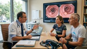 Colorectal cancer: why do marathon runners have more precancerous lesions than average?
