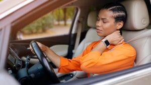 Is your neck stiff after driving? This common disorder which should alert you according to Dr Kierzek