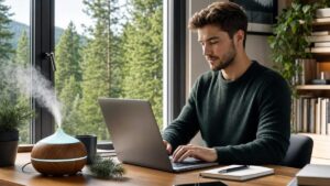Does the smell of pine really boost your brain in the office? Science answers this teleworking myth.