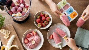 Two ingredients, zero added sugar: homemade ice cream that’s a hit with families