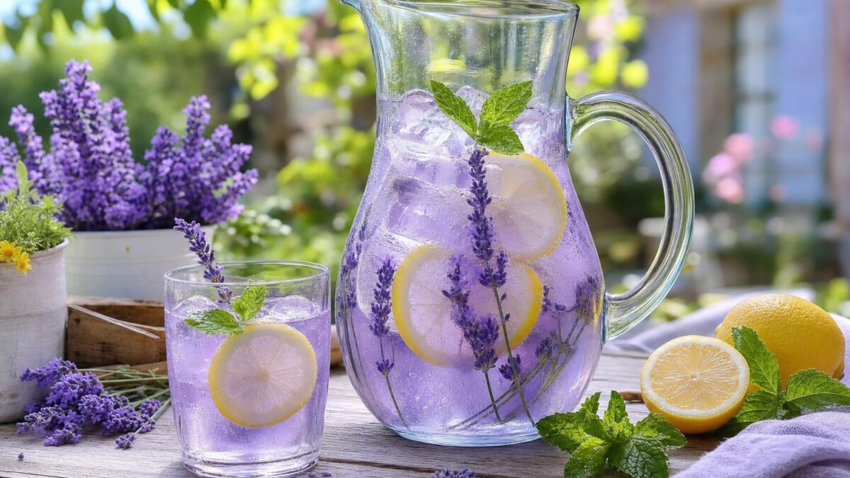With just 3 ingredients, this lavender lemonade is the most refreshing summer drink
