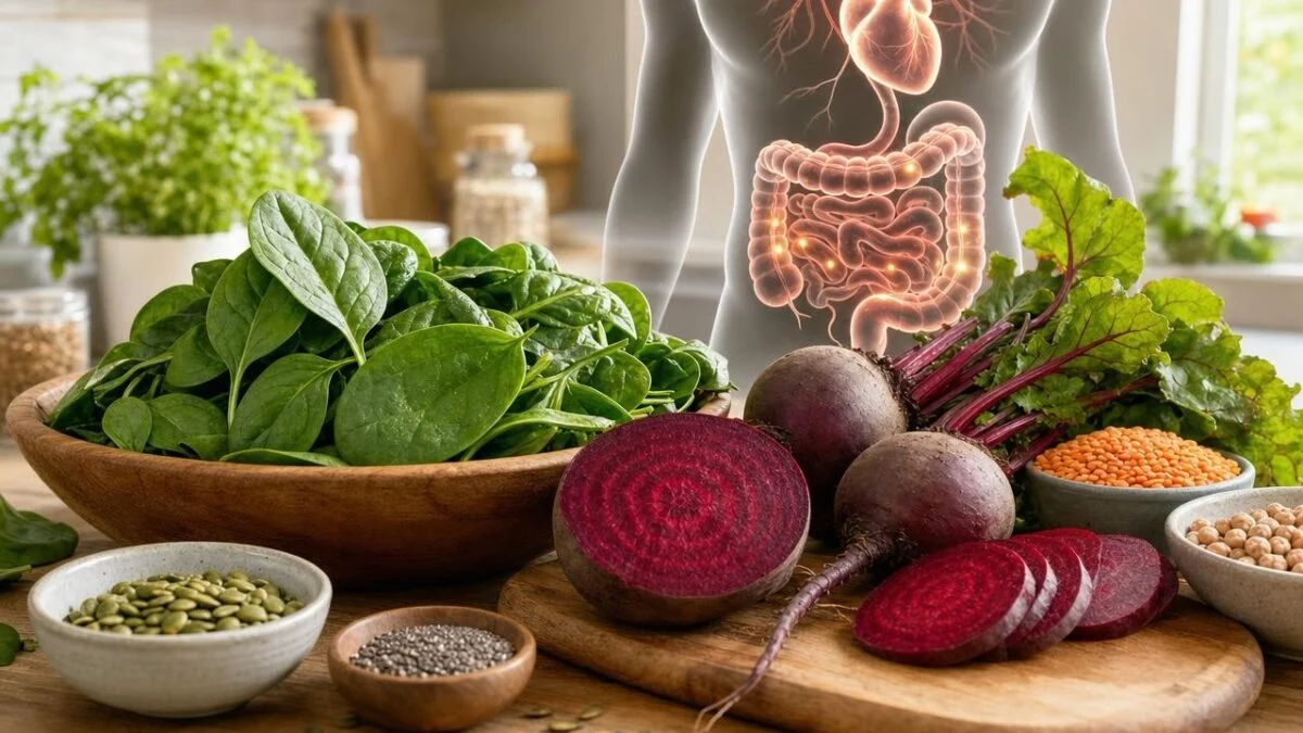 Spinach and beets: how your microbiota transforms these vegetables into shields for your liver and heart