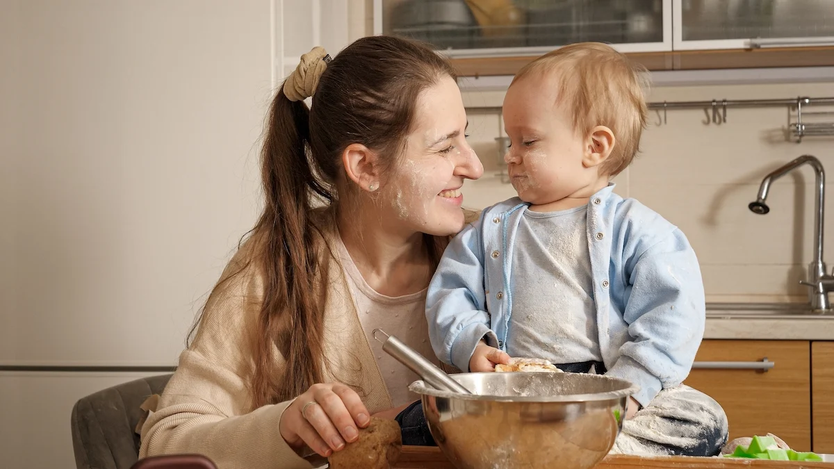 These peanut cookies for babies only take 5 minutes to prepare