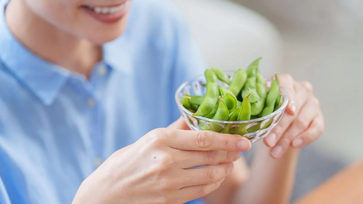Frozen edamame, the protein and fiber option to keep in the freezer