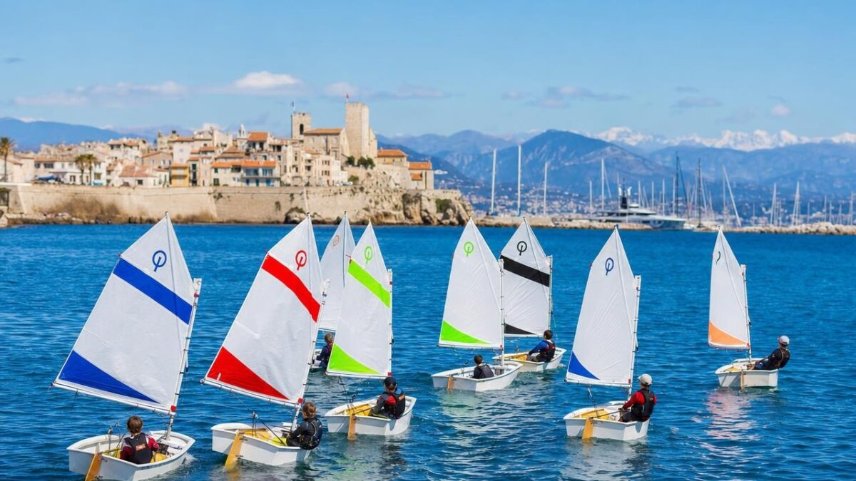 In Antibes, IBSA Regatta has able-bodied and disabled teenagers under 18 running together