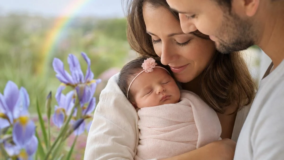 This floral first name worn by a former Miss France actually means “rainbow” in Greek