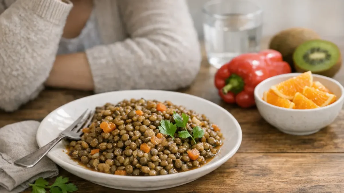 Lentil salad: the simple tip to boost iron intake and stock up on vitality