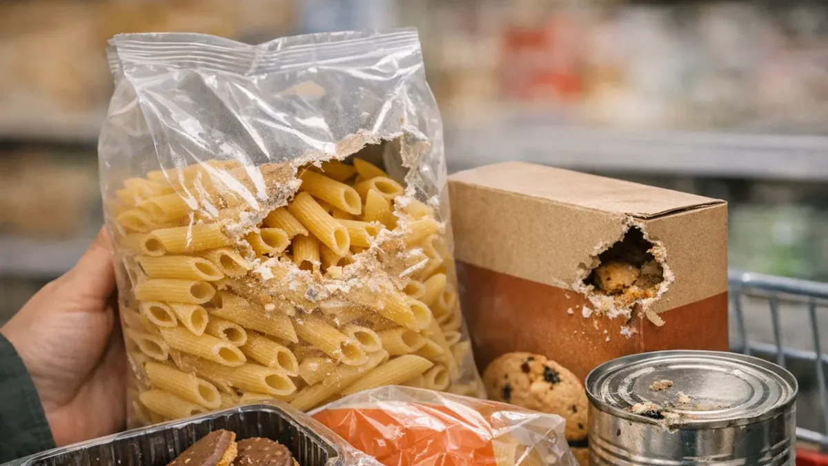 Rats on the shelves in a hypermarket: what you absolutely must throw away if the packaging is damaged